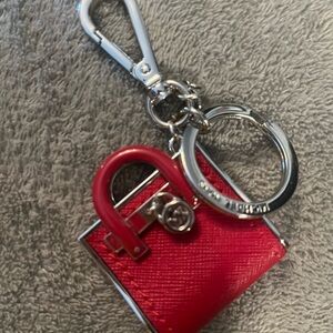 Michael Kors Red Key chain/bag charm